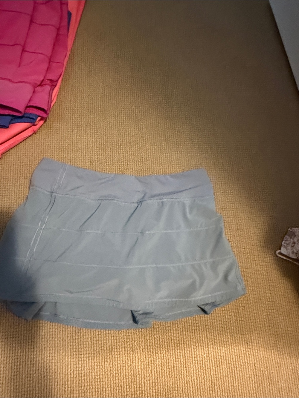 lululemon athletica Light Blue Athletic Skort